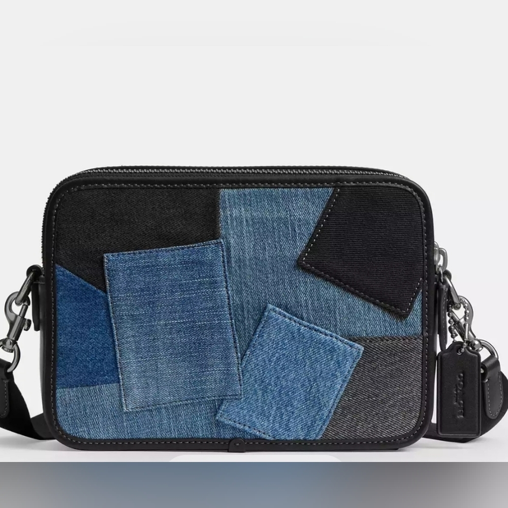 Coach Charter Crossbody Bag 24 With Patchwork